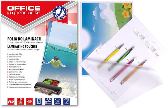 Q-Connect Folii de Plastic pentru Film A5 100buc