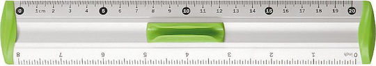 Tetis Ruler 20cm Blue Aluminium Tetis Price 1 Piece