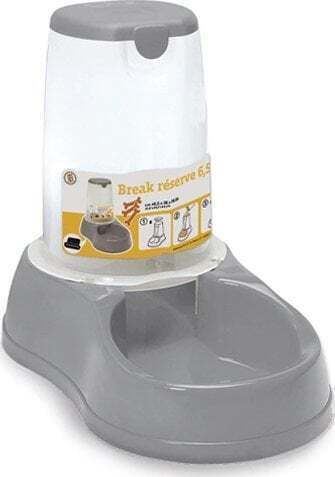 Stefanplast Break Reserve Futterautomat 3,5 l Grau