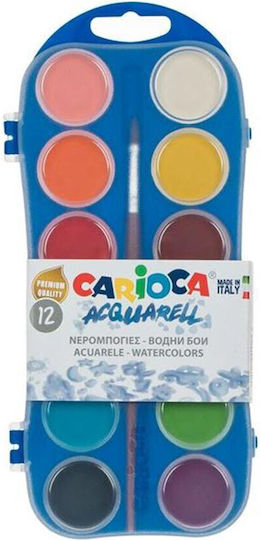 Carioca Set of Watercolours Multicolored 12pcs