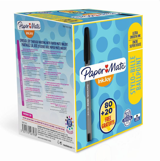 Paper Mate Pixuri Ballpoint 100 Bucăți