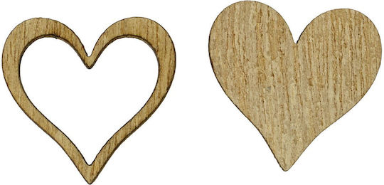 Titanum Holz Herzen 12Stück