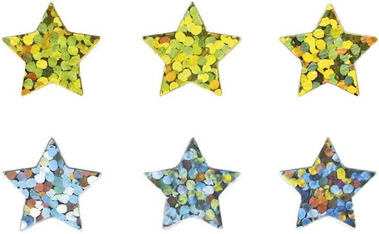Confetti în Formă de Stea Argintiu 14gr 1buc