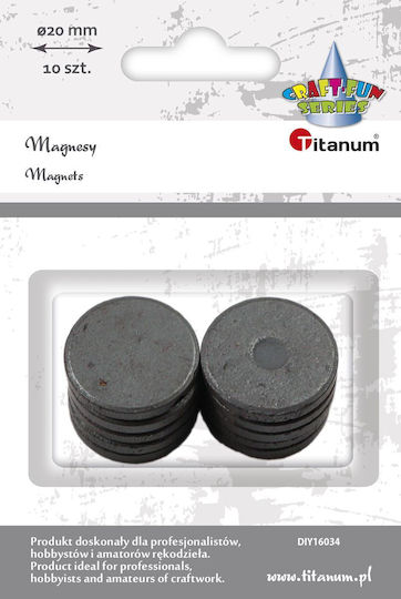 Titanum Сет от магнити Кръгъл 20x20мм. 10бр
