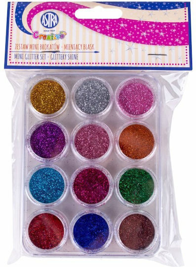 Astra Glitter Mehrfarbig Set 12Stück