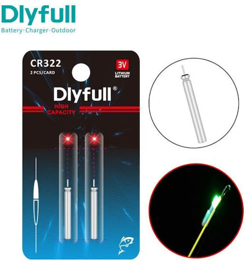 Dlyfull 3V Non-Rechargeable Battery Blister Pack of 2 CR322