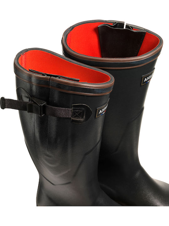 Aigle Parcours 2 Iso Wasserdichte Jagdgummistiefel in Schwarz Farbe