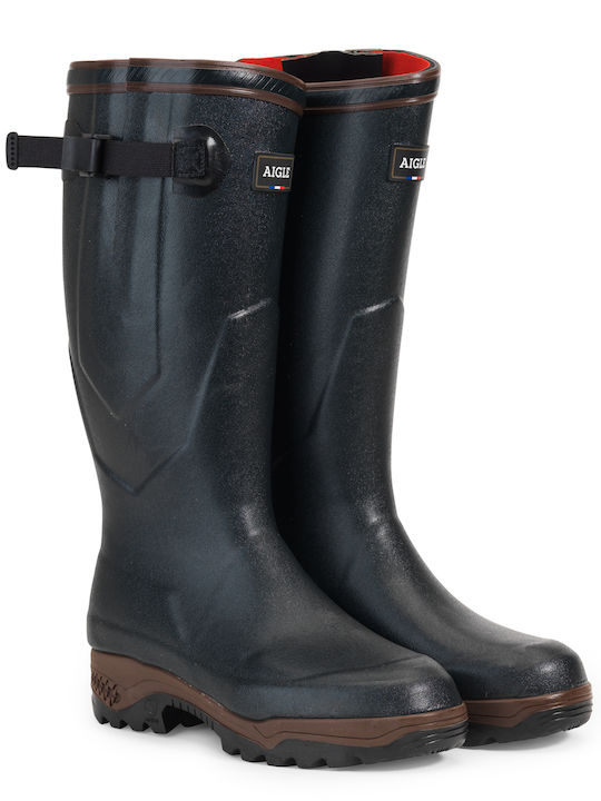 Aigle Parcours 2 Iso Wasserdichte Jagdgummistiefel in Schwarz Farbe