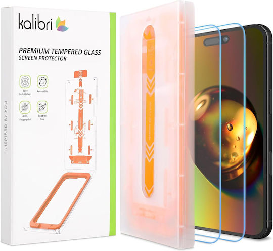 Kalibri Full Face Tempered Glass 2τμχ (iPhone 16)