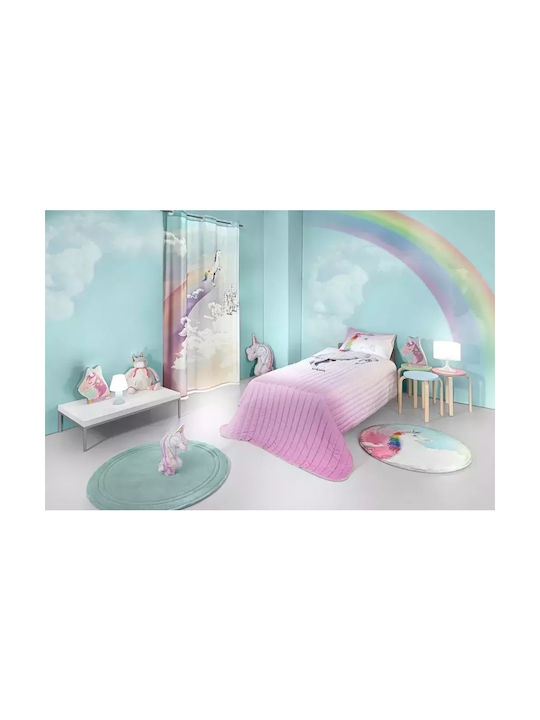 Saint Clair Kids Duvet Set Single with Pillowcase Ceros Pink 160x220cm