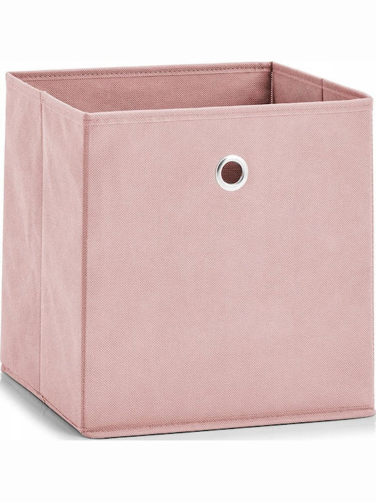 Zeller Kinder Aufbewahrungsbox Faltbar aus Stoff Rosa 28x28x28cm 1Stück