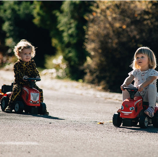 Kids Foot-to-Floor Ride On Tractor with Trailer & Pedal Mac Cormick Red