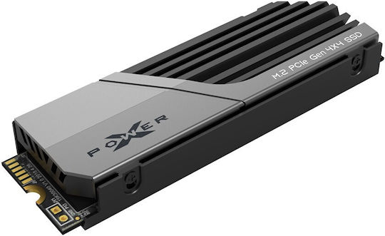 Silicon Power XS75 SSD 2TB τύπου M.2 με σύνδεση PCI Express 4.0 και Ψύκτρα (PS5 Compatible) SP02KGBP44XS75S5