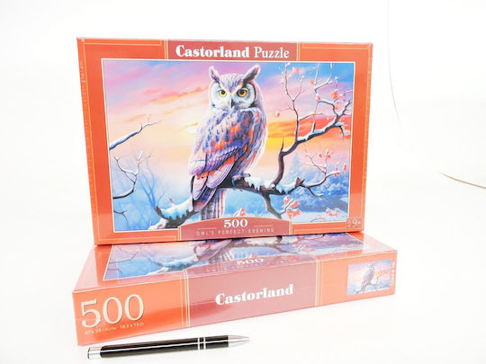Puzzle Owl's Perfect Evening 2D 500 Piese