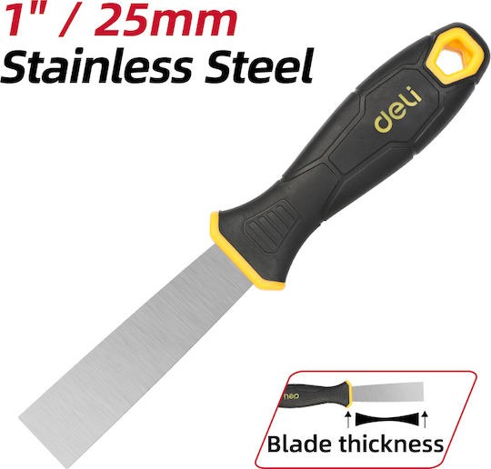 Deli Spatula Inox 210x25mm with Plastic Handle DL-HD1