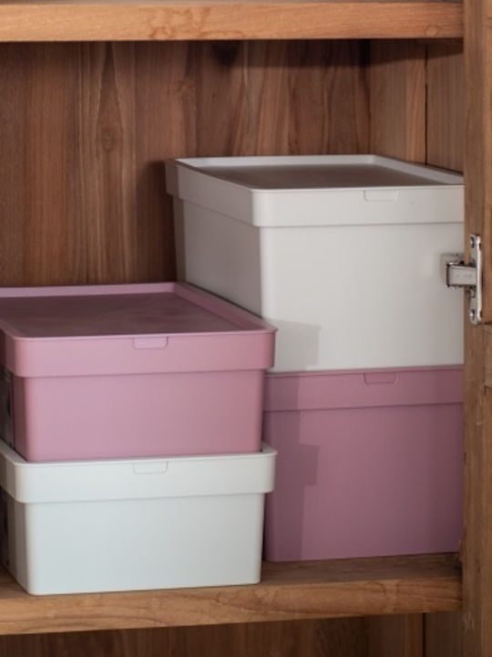 Viomes Nova Plastic Storage Box with Lid Ciel 35x25.5x13.5cm