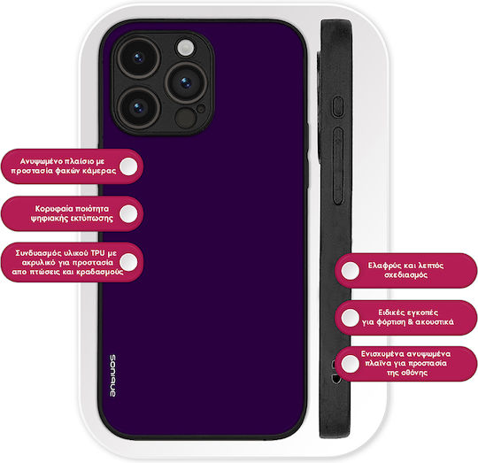 Sonique Colorbloc Series Case Oppo Find X3 Neo 5g Purple