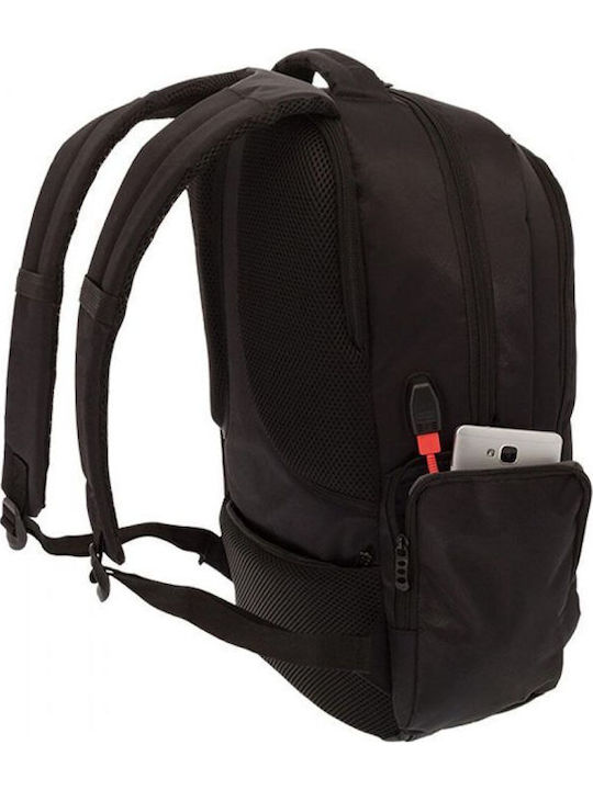 Polo Charger School Backpack Junior High-High School Black with Water Bottle Holder 25lt 2026