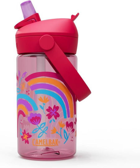 Camelbak Kids Water Bottle Plastic with Straw Pink 400ml