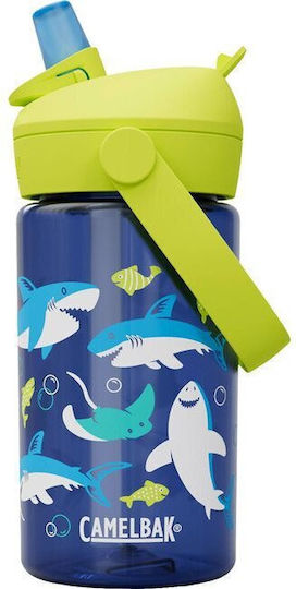 Camelbak Παιδικό Παγούρι Πλαστικό με Καλαμάκι Γαλάζιο 400ml