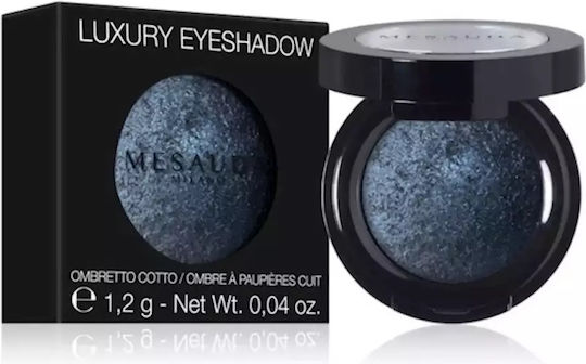 Mesauda Milano Luxury Baked Eye Shadow Wet & Dry Pressed Powder Eyeshadow in Blue Color 1.2g