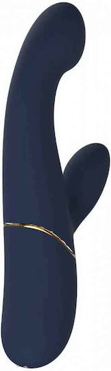 Dream Toys Goddess Collection Doppelter Vibrator mit Fernbedienung 3.4cm Blau