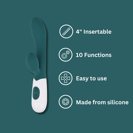 Loving Joy Jessica Vibrator Iepurele Verde