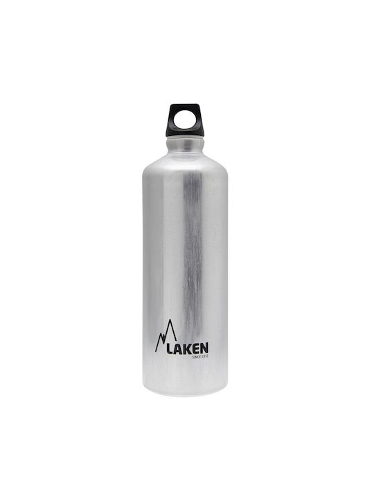 Laken Futura Παγούρι Αλουμινίου 1000ml Ασημί