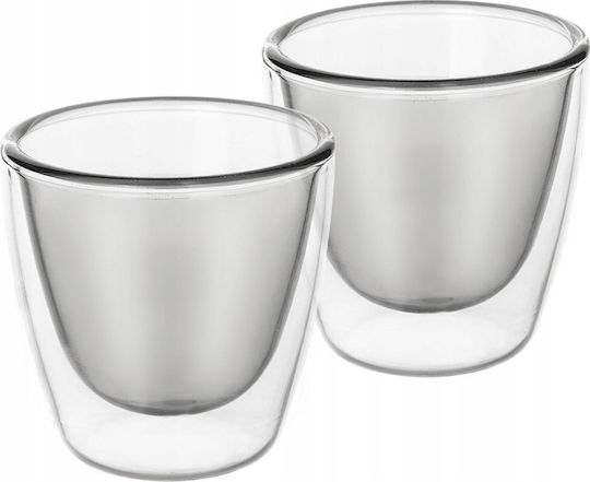 Orion Becher Kunststoff Transparent 90ml 2Stück