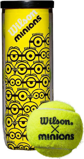 Wilson Minions Championship Practice Tennis Balls 3pcs