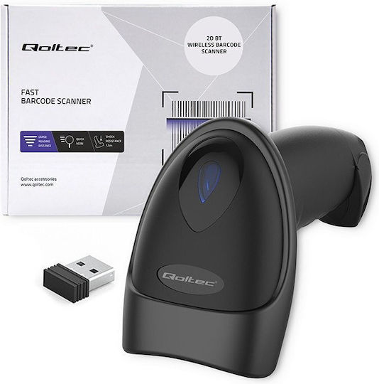 Qoltec Handheld-Scanner mit 1D-Barcode-Lesefunktion