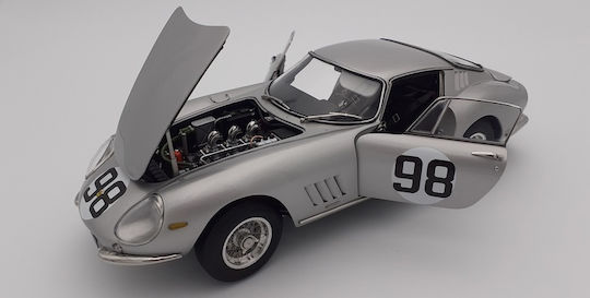 Cmc 1/18 Ferrari 275 Gtb C 1966 Chassis 09051 Silver #98 M-211