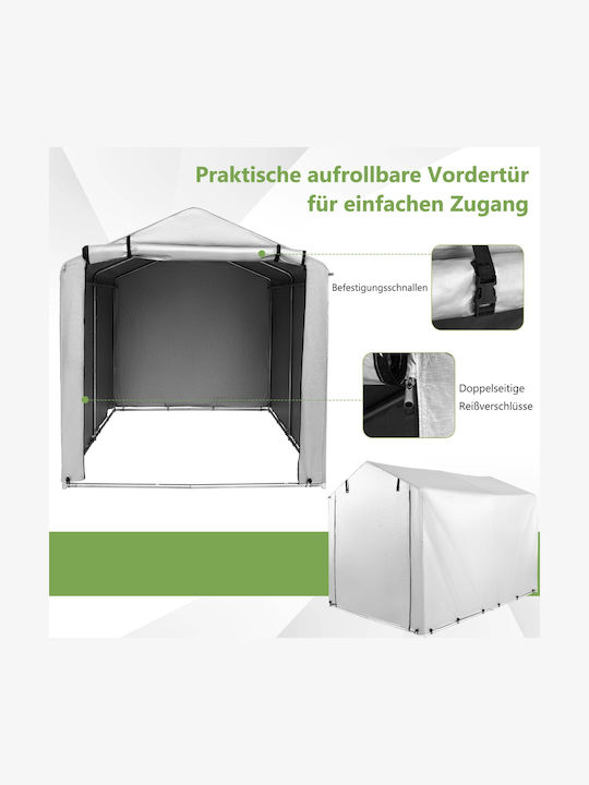 Costway Garden Gazebo Grey 1.6x2.18m
