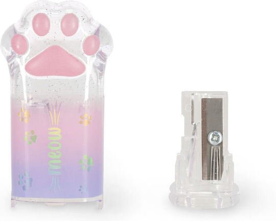Legami Milano Meow Plastic Sharpener Purple 1pcs
