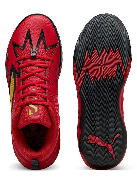 Scoot Zeros Low Basketball Shoes Red