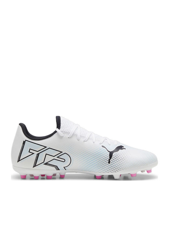 PUMA Future 7 Play Football Shoes with Cleats White