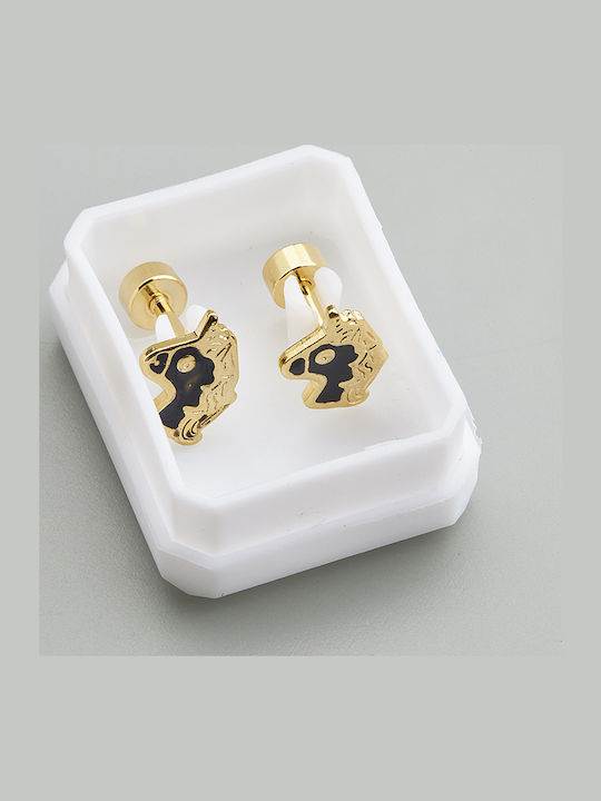 Хипоалергенни Златни Studs Еднорози от Inox