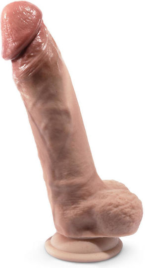 Ρεαλιστικό Dildo με Όρχεις και Βεντούζα Flesh 22.9cm