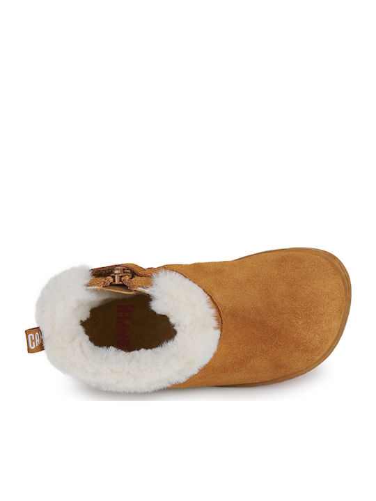 Path Ry Suede Kinderstiefeletten mit Reißverschluss Braun
