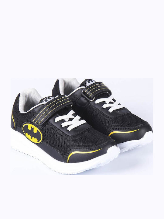Batmanbatman Kinder Sneaker mit Bügel- und Schleifenverschluss Schwarz