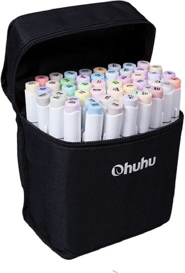 Ohuhu Honolulu B Drawing Markers Double Tip Set 48pcs