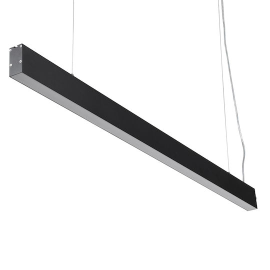 GloboStar Felix Commercial Linear LED Ceiling Light 54W Warm White IP20 Dimmable L120xY7cm