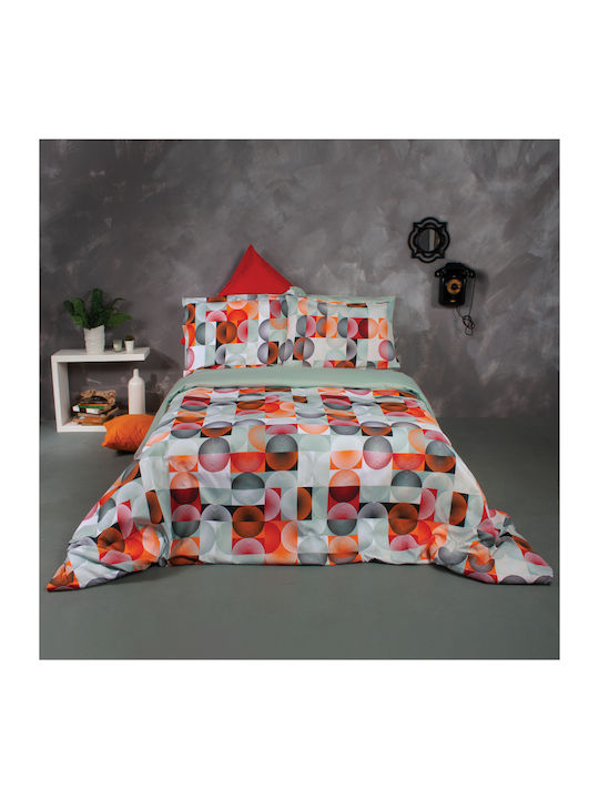 SB Home Haley Σετ Σεντόνια Μονά 170x260εκ. Πράσινο (3τμχ)