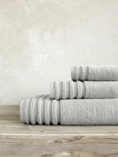 Nima Bath Towel Vista 90x150cm Fog Gray Weight 700gr/m²