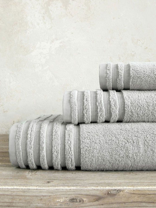 Nima Πετσέτα Σώματος Vista 90x150εκ. Fog Gray Βάρους 700gr/m²