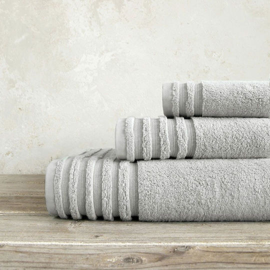 Nima Bath Towel Vista 90x150cm Fog Gray Weight 700gr/m²