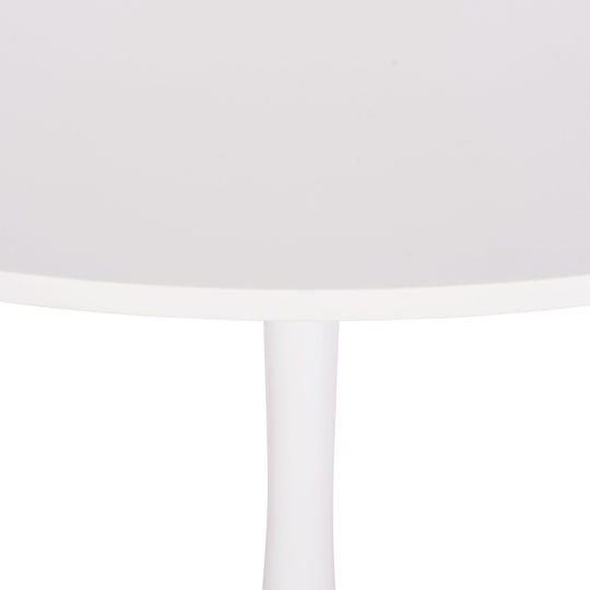 Brolin Rund Tisch Speisesaal Holz White 90x90x73cm