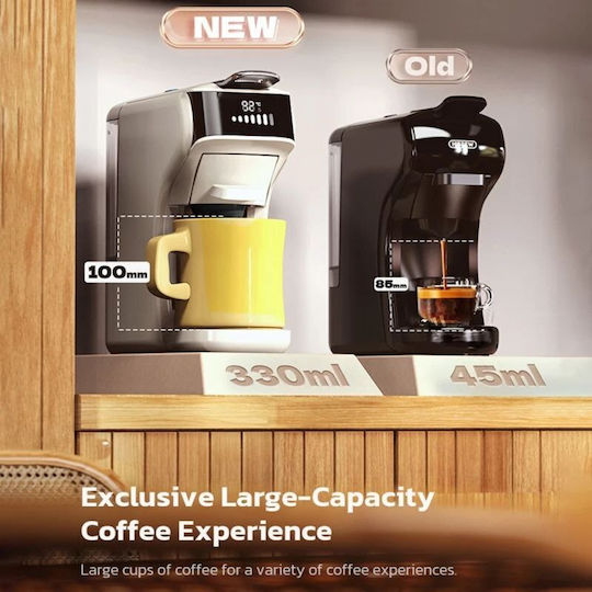 Hibrew H1B Pod Coffee Machine Nespresso Pressure 20bar Beige