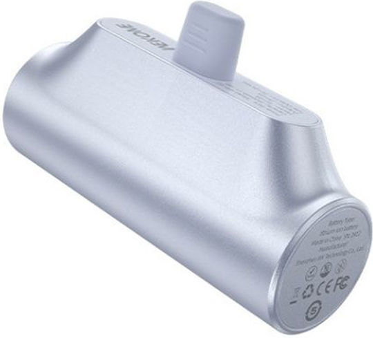 WK WP-07 USB-C Power Bank 3000mAh 10W Бял