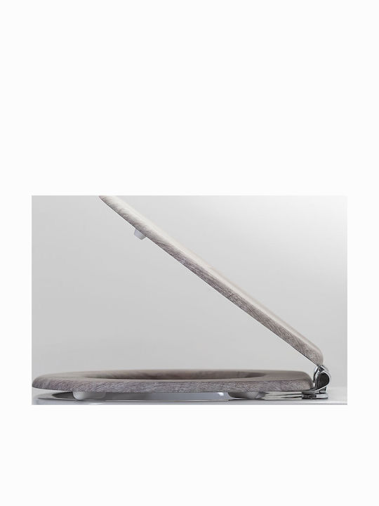 TIGER Toilettenbrille Soft-Close Kunststoff Braun
